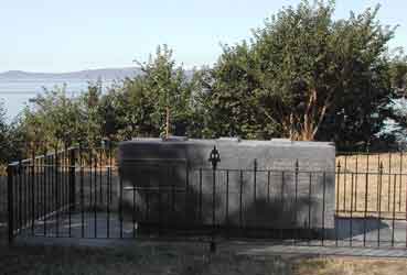 Fenced memorial
